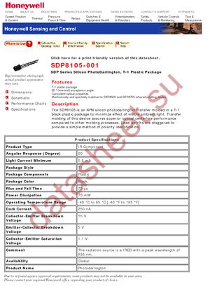 SDP8105-001 datasheet  